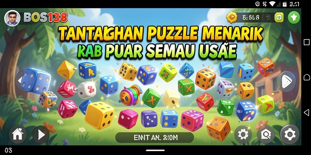 Tampilan gameplay seru dari BOS138 yang penuh teka-teki.