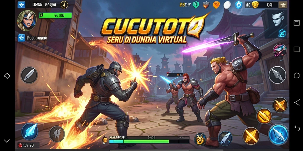 Gameplay mendebarkan di CUCUTOTO dengan aksi pertarungan yang intens.