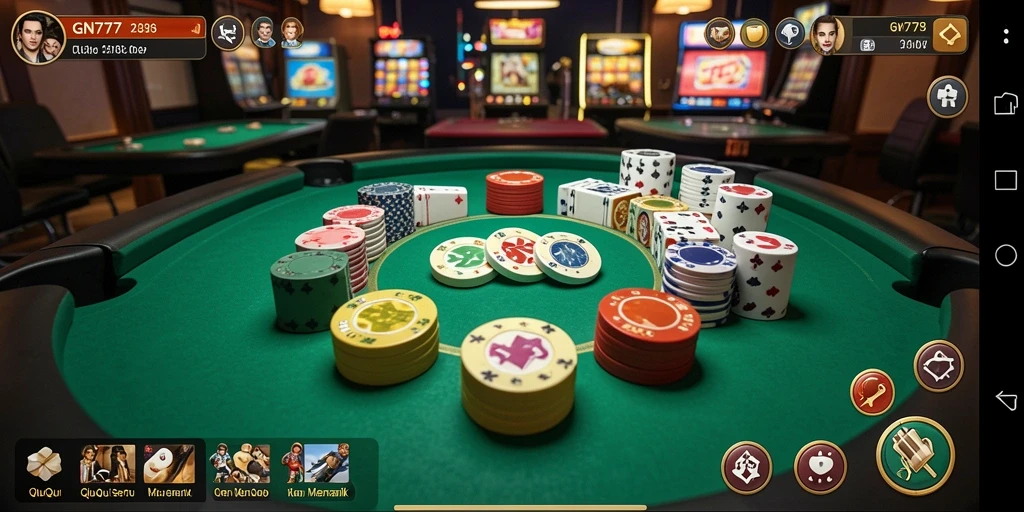 Tampilan gameplay QiuQiu GN777 yang menarik dan interaktif.
