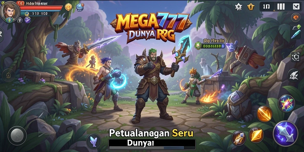Tampilan menakjubkan dari pertempuran RPG di MEGA777.