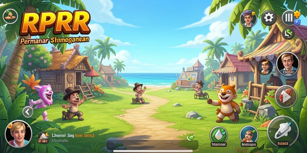 Tampilan gameplay RPRR yang menarik dan penuh warna.