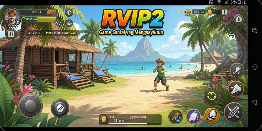 Tampilan gameplay menarik dan penuh warna dari RVIP2.