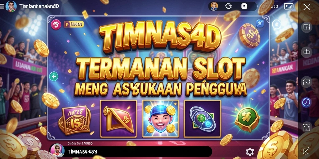 Screenshot TIMNAS4D menampilkan keseruan bermain slot yang menghibur.