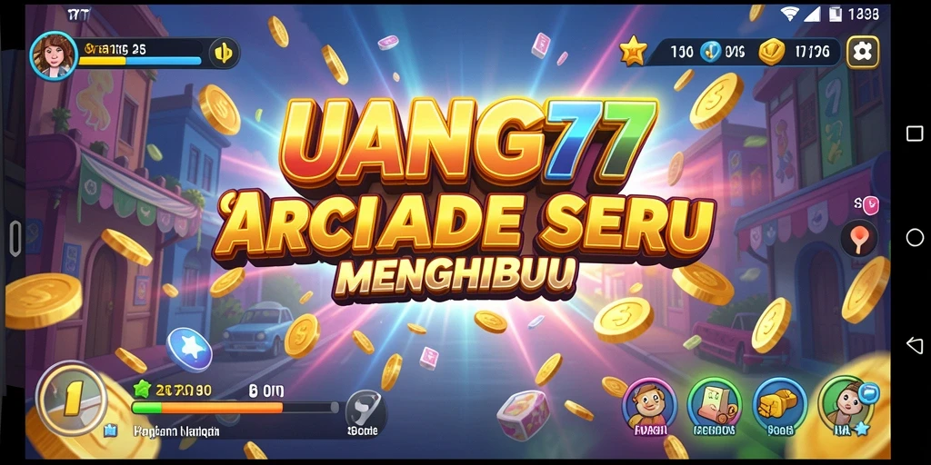 Screenshot gameplay UANG77 menampilkan keseruan saat bermain Arcade.